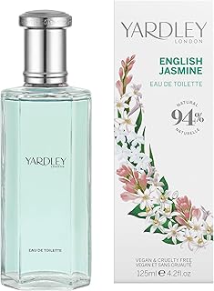 London English Jasmine Eau de Toilette, Floral Womens Perfume with Notes of Lemon and Mandarin, Exotic Jasmine Perfume for Women 125ml