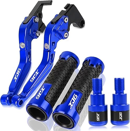 Miniatura 17 de Motocicleta para Y&AMAHA XJ6N XJ6 N XJ6DIVER XJ6 Diver 2009-2015 2014 2013 2012 2010 Palanca de embrague de freno manillar empuñaduras extremo Gris1