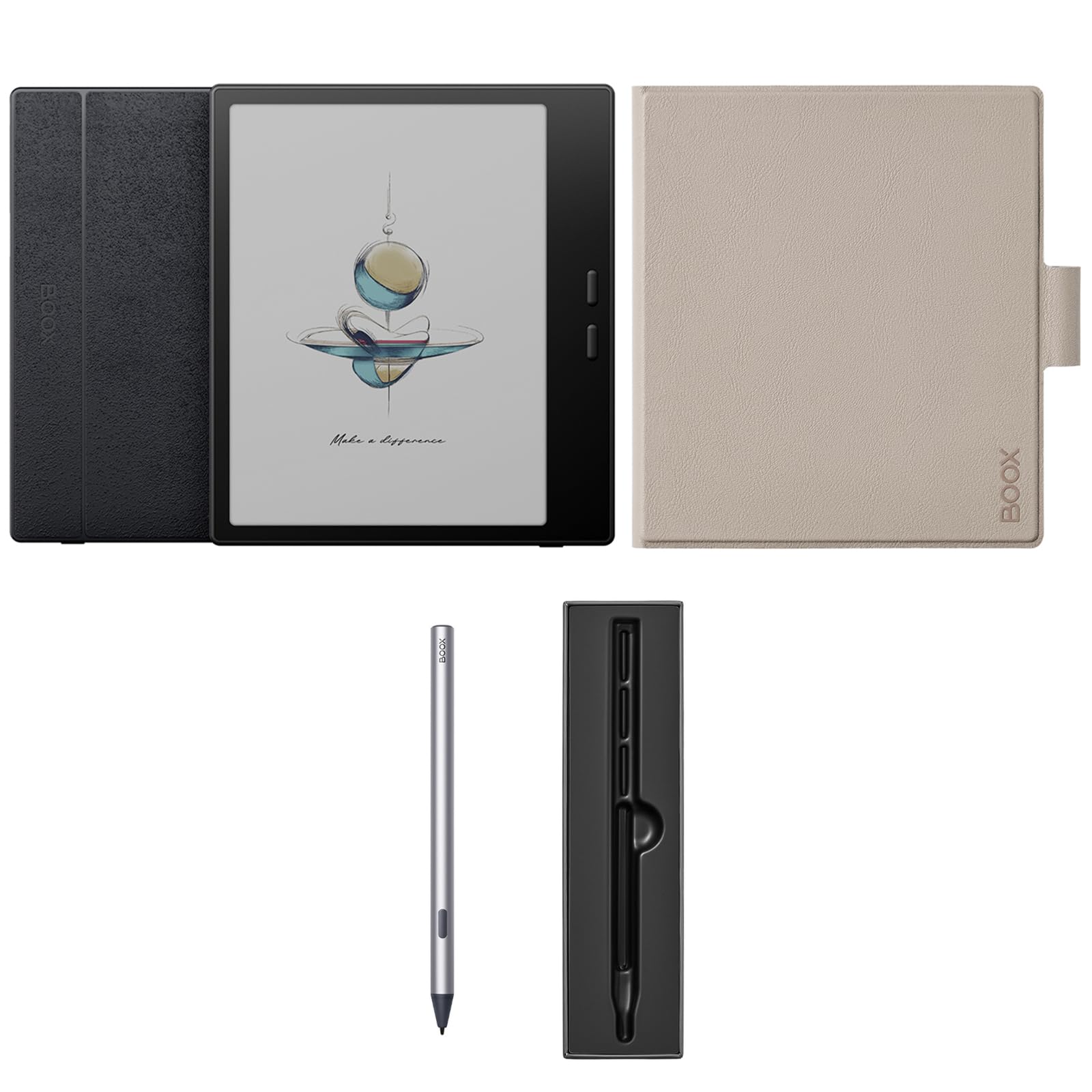BOOX Go Color 7 (Gen 2) Stylet Groupée Tablette Couleur ePapier 7” 64 Go HD Android 13 E-Ink Éclairage