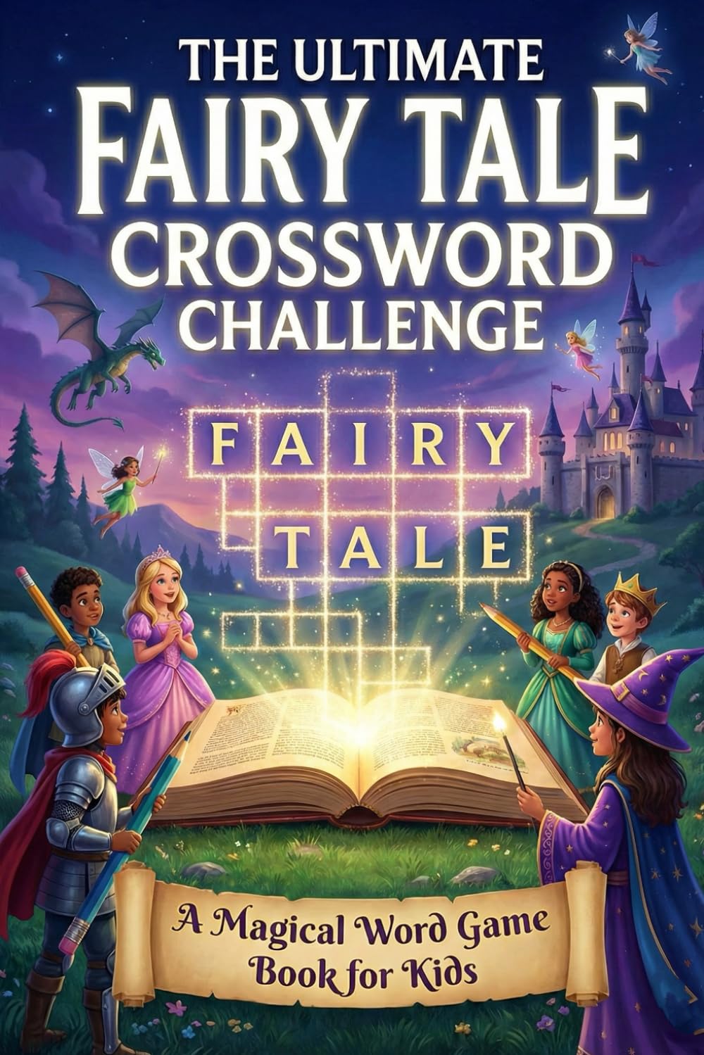 The Ultimate Fairy Tale Crossword Challenge: A Magical Word Game Book for Kids