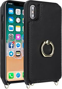 Amazon.co.jp: iPhone X / iPhone XS ケース ショルダー リング付き