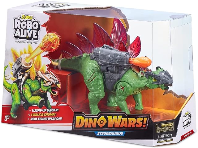 Foto 2 de 3 de Robo Alive Dino Wars Stegosaurus