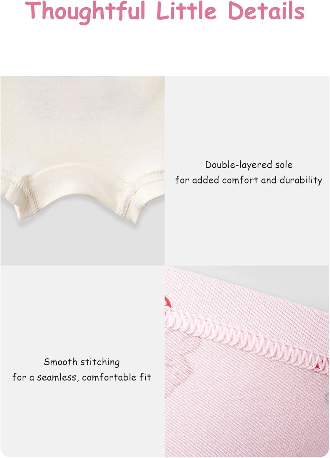 Toddler Girls Boxer Panties Underwear Soft Breathable Elastic Waist Cotton Briefs 4 Piece - Image 6