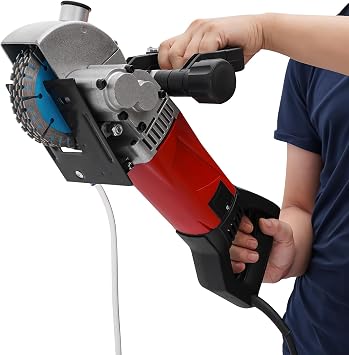 Slotted Machine,2800W 110V Electric Wall Groove Cutting Machine with Pure Copper Motor,7000RPM Concrete Grooving Cutter Chaser with 5 Diamond Blades,Precision Slotting Tool with Laser