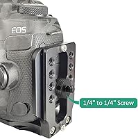 Vista 6 de Rigych Adaptador de tornillo de trípode de 14 macho a 14 macho con agujero 14 tornillo soporte de cámara para cámara, trípode, soporte de micrófono