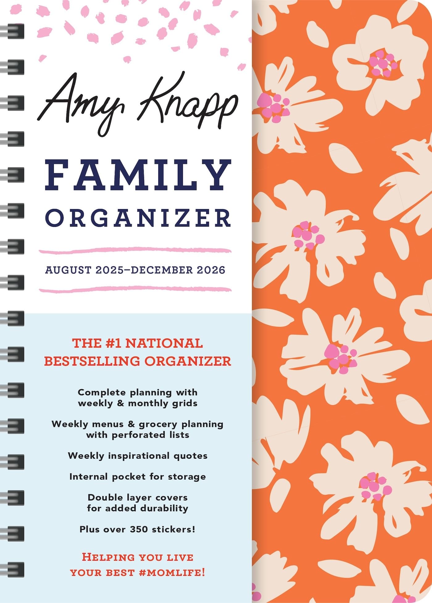 2026 Amy Knapp's Family Organizer: August 2025 - December 2026 (Amy Knapp's Plan Your Life Calendars)