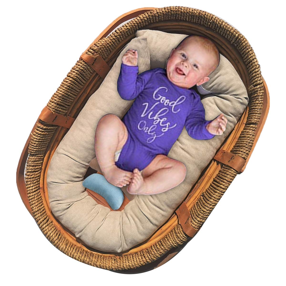 DERCLIVE Lot de 6 coussins de pose pour photographie de nouveau-né - Accessoires de photographie pour bébé de 0 à 3 mois