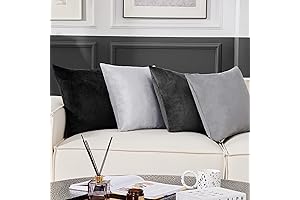 Deconovo Black and Grey Throw Pillows - Upgrade Your Home Decor with Comfort and Style