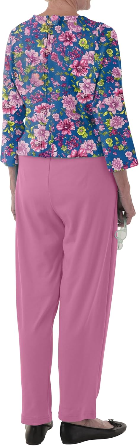 Buck & Buck Anti-Strip Jumpsuit for Women — Adaptive Dementia Clothing for Elderly Adults — Antistrip One-Piece Outfit - Image 2