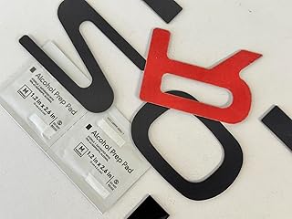 Matte Black Front Bumper Letters Compatible with Passport 2026-UP Selfadhesive ABS Plastic Inserts