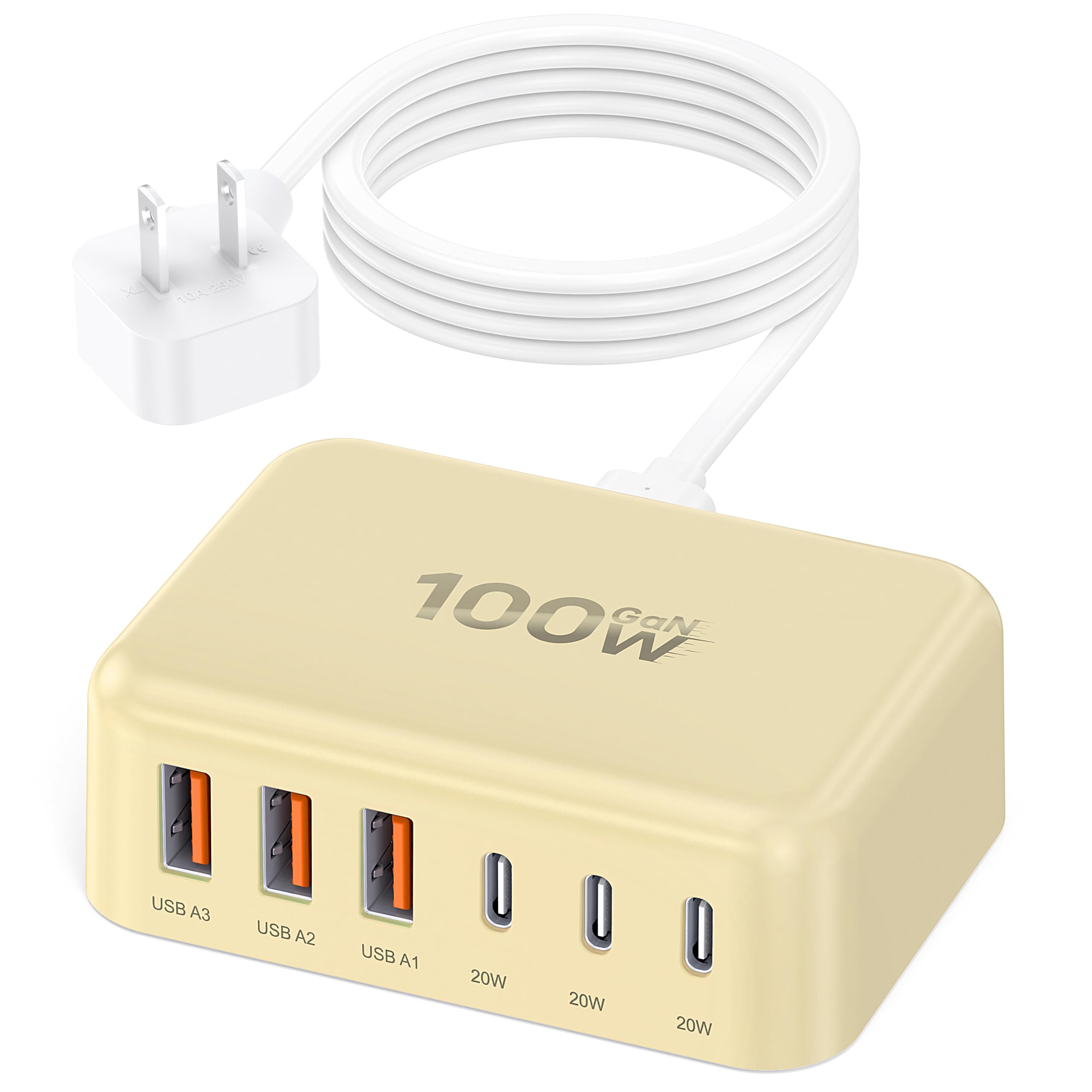 6-in-1 USB Charger - Charge 6 Devices! -18