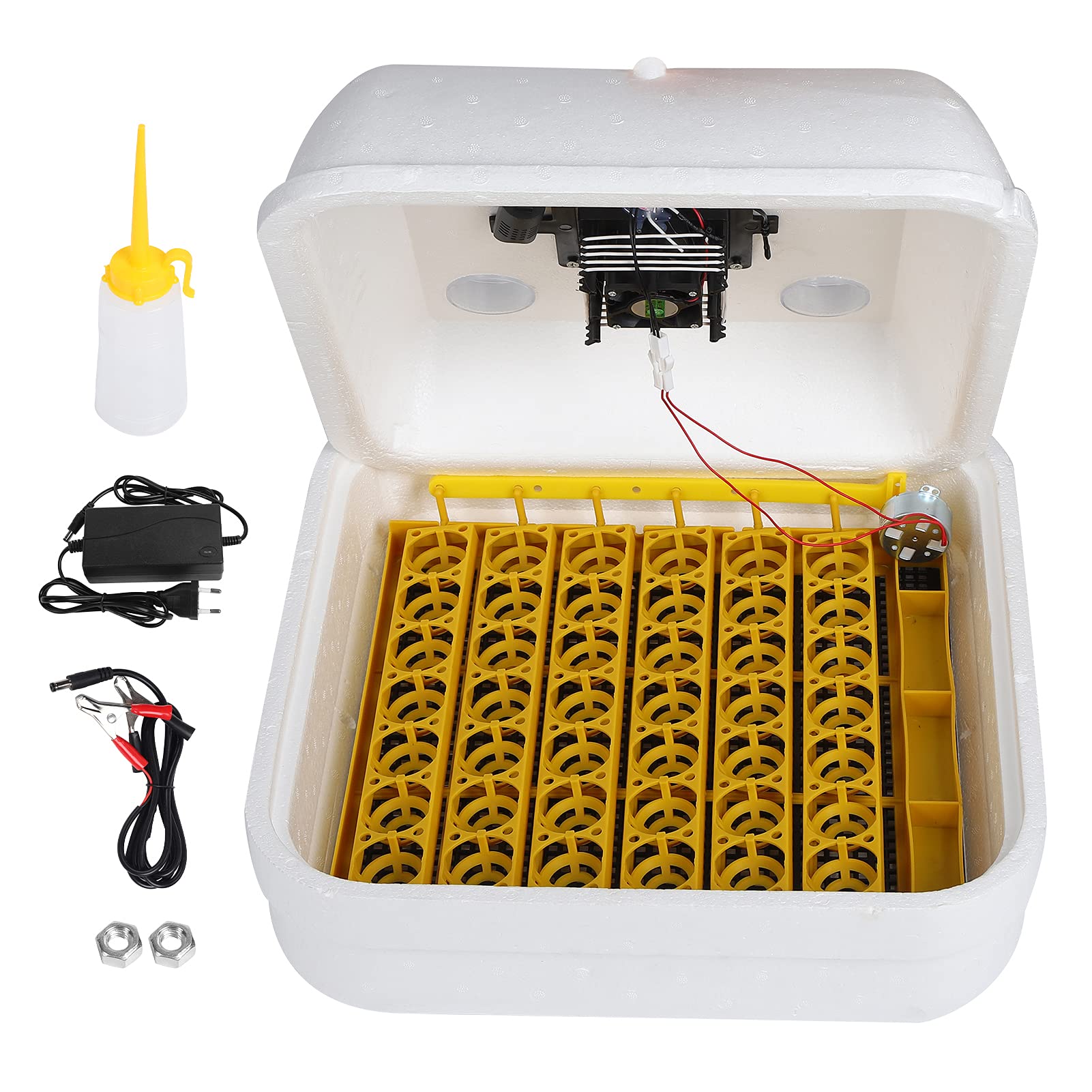 Buy Egg Incubator, 42 Holes Easy to Use and Store Automatic Duck Egg