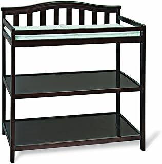 Child Craft Arched Top Changing Table with Pad, Jamocha