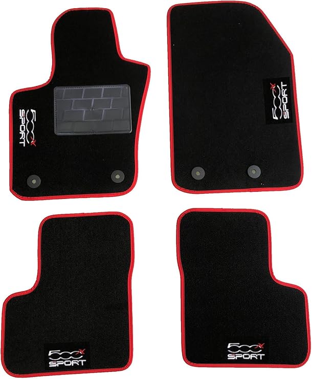 Tappetini In Moquette Nera Con Logo Originali Fiat Punto - Linea Originale - Foto 4