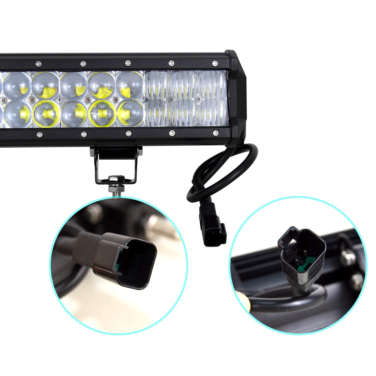 RIGIDON 8D 30 cm 12 pouces 240W led light barre avec