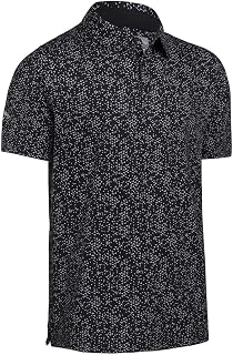 Callaway Golf Mens 2023 All Over Chev Moisture Wicking Stretch Polo Shirt