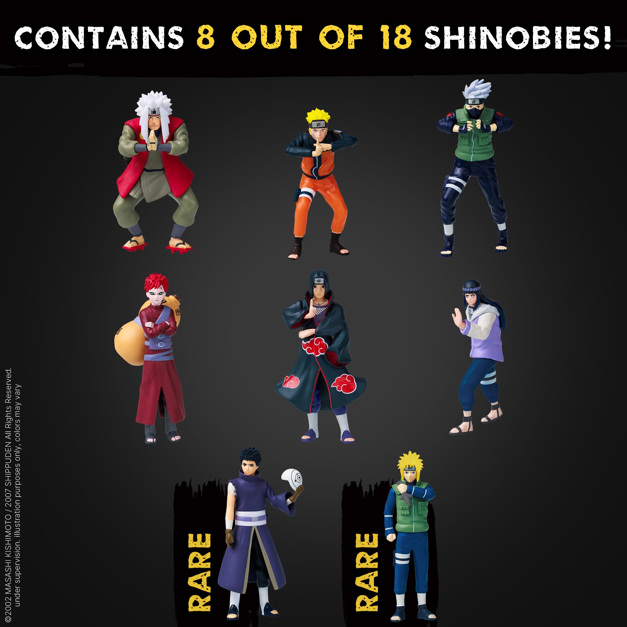 8.NARUTO フィギュアセット Amazon.com: Naruto Shippuden Collectible Mini Figures 8-Pack