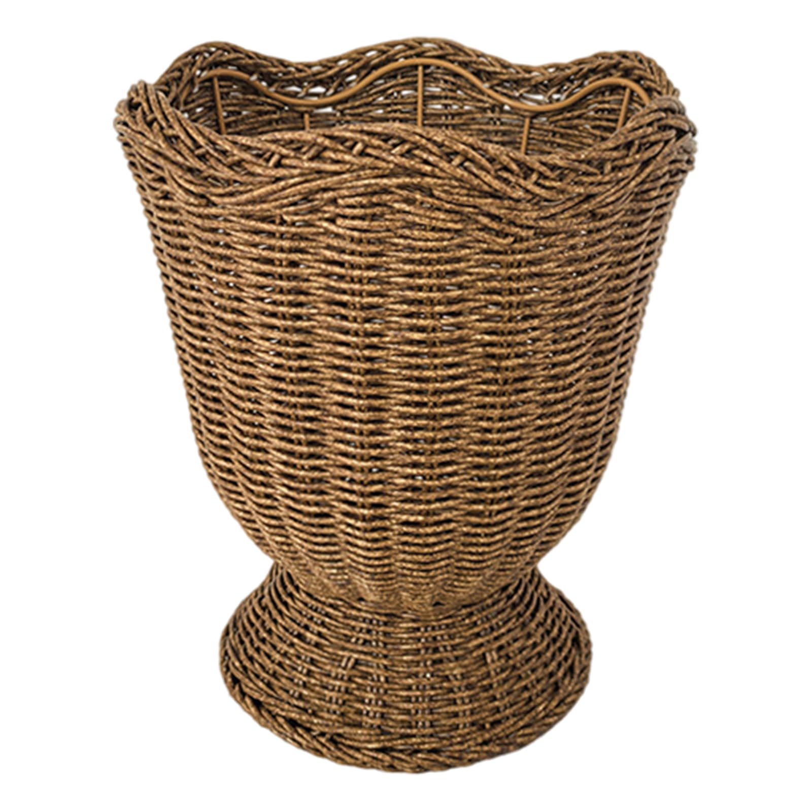 Rattan Vases Country Rustics Styles Woven Plant Flower Basket for Home Decors Decorative Vase Centerpieces Rattan