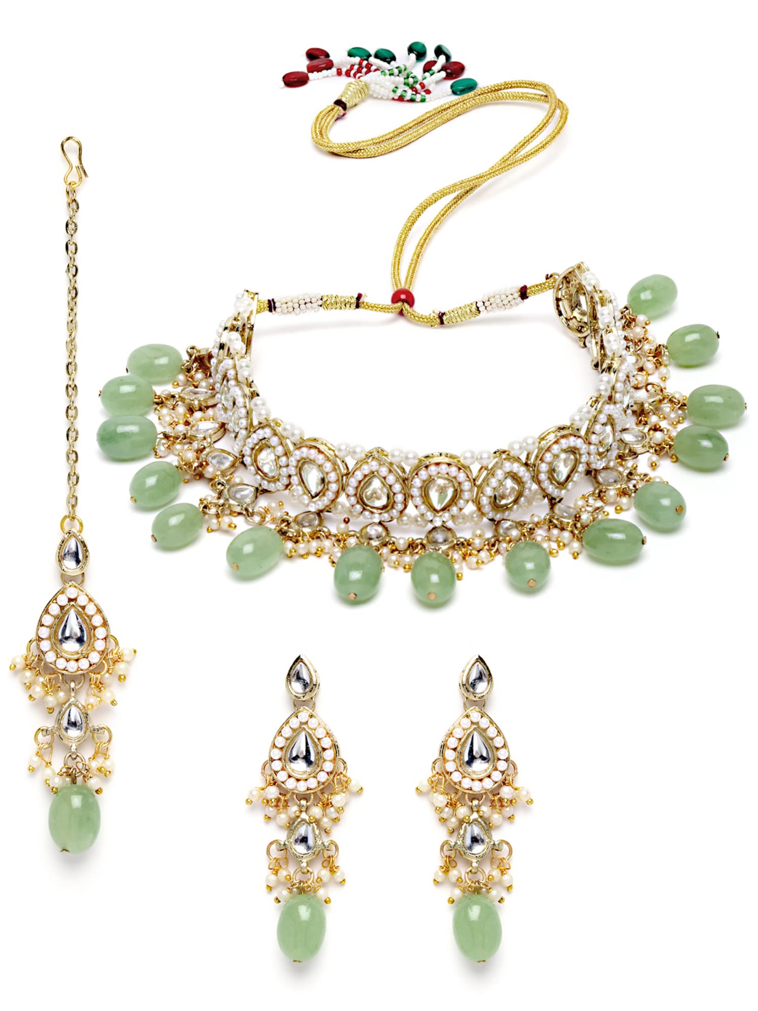 See full amazon price history chart for Karatcart Gold Plated Light Green Tumble Choker Necklace Set For Women Karatcart Gold Plated Light Green Tumble Choker Necklace Set For Women (B0B7DSMY3S) Amazon Price History, Amazon Price Tracker