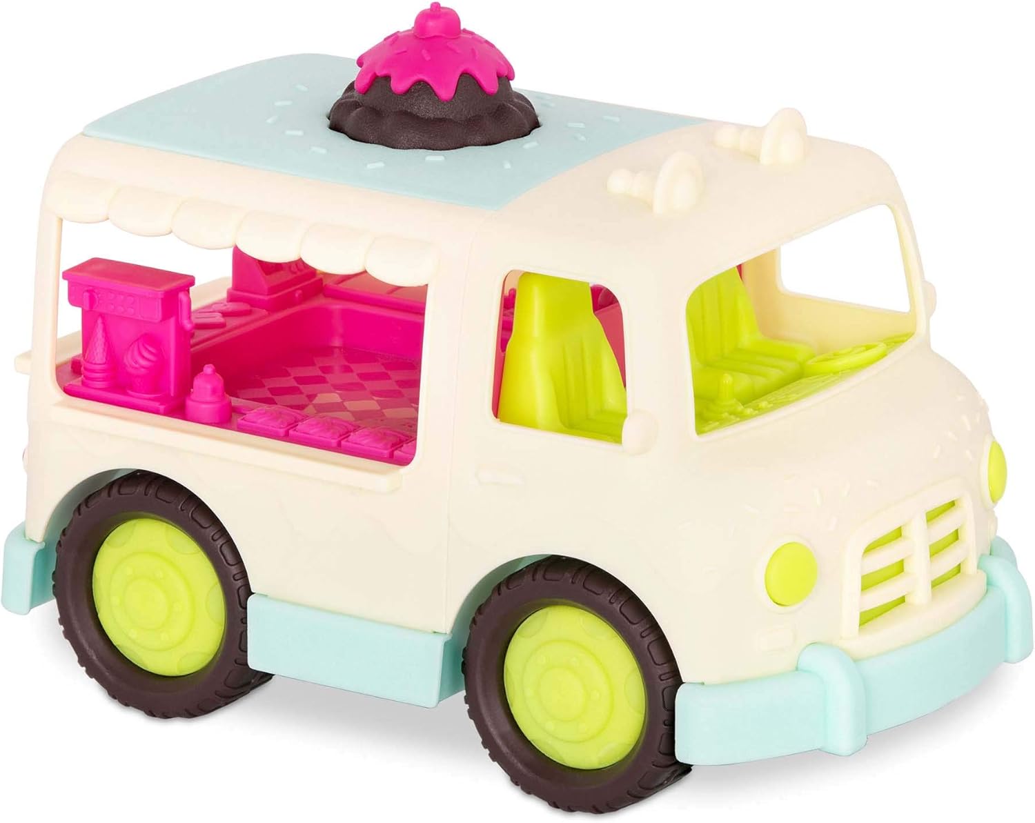 Battat 44887 Eiswagen B. Happy Cruisers ice cream truck, Multicoloured