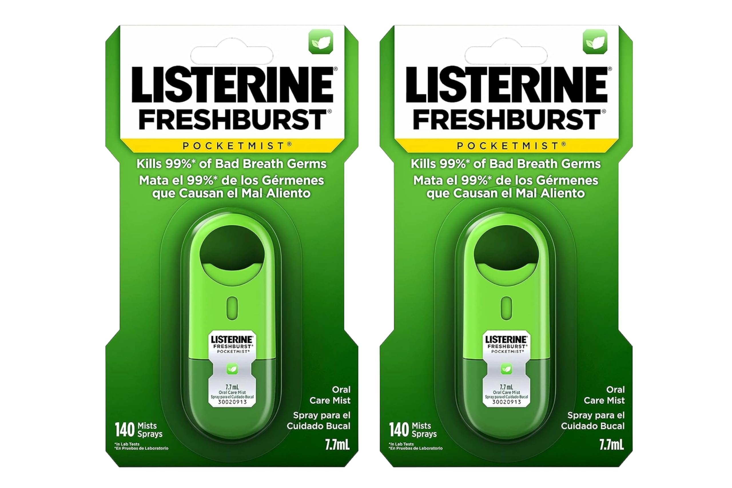 Listerin PocketMist Oral Care Mist is a Convenient and Portable Oral Care Spray That Gives You Freshens 7.7ml X 2 (B0CRR5JYSN) Amazon Price History, Amazon Price Tracker
