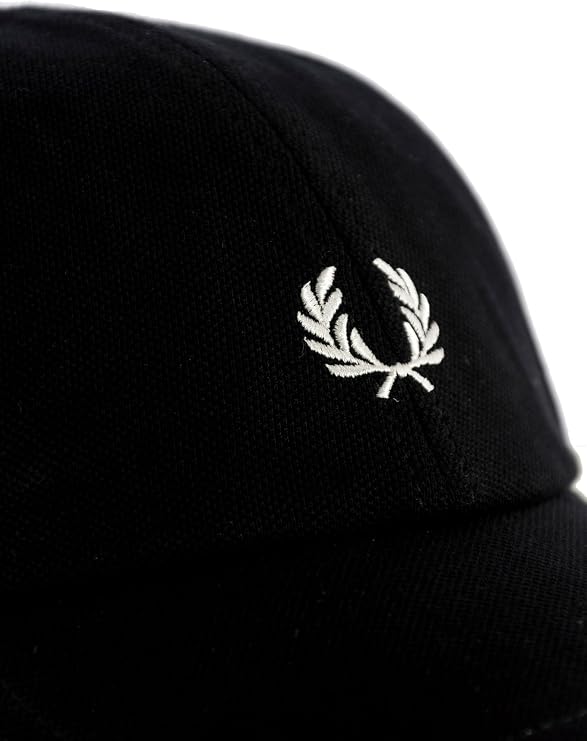 Fred Perry Pique Classic Cap Black/Snow White