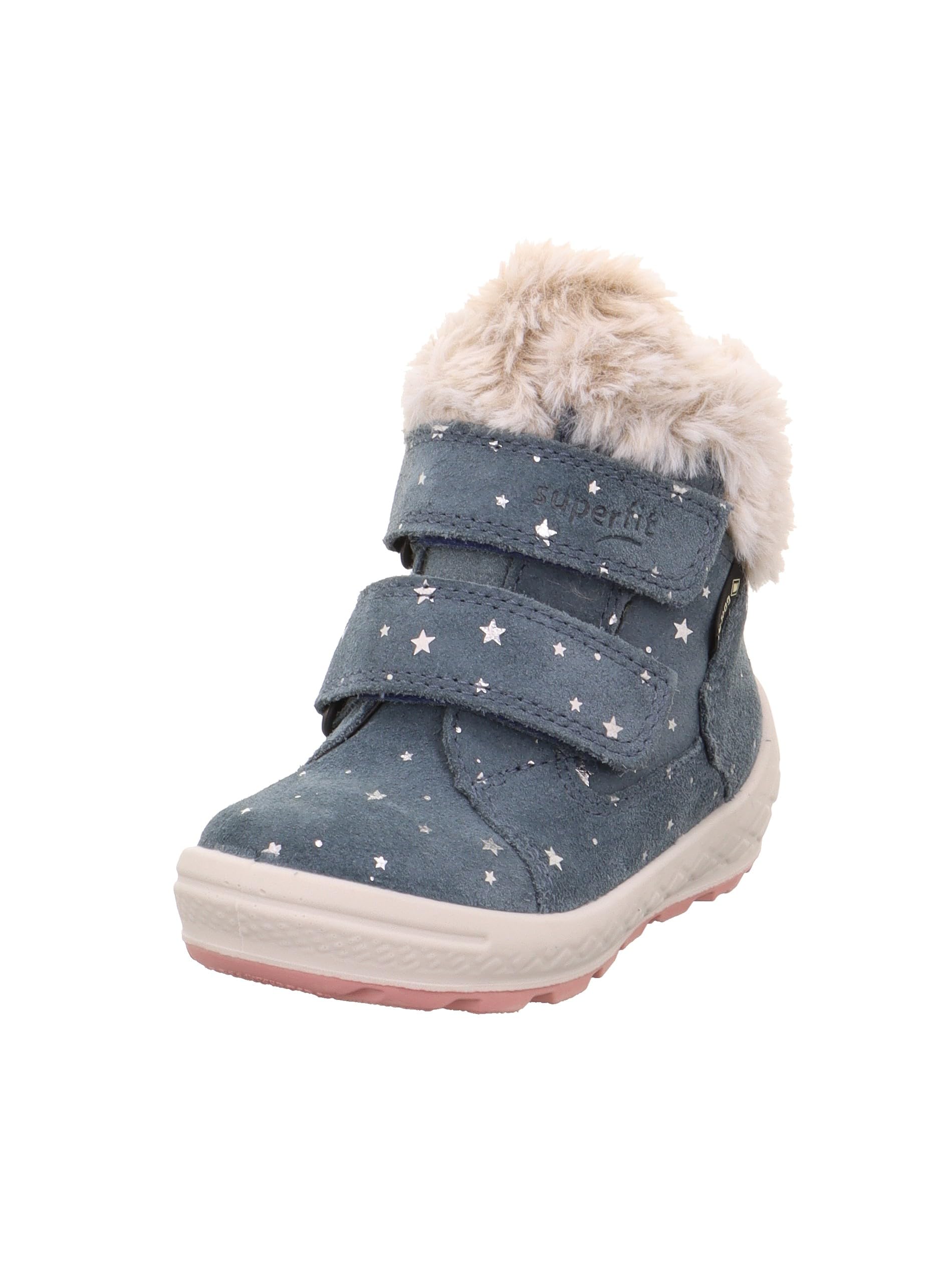 Superfit Girl's GROOVY warm gefütterte Gore-Tex Stiefel, blau 8000