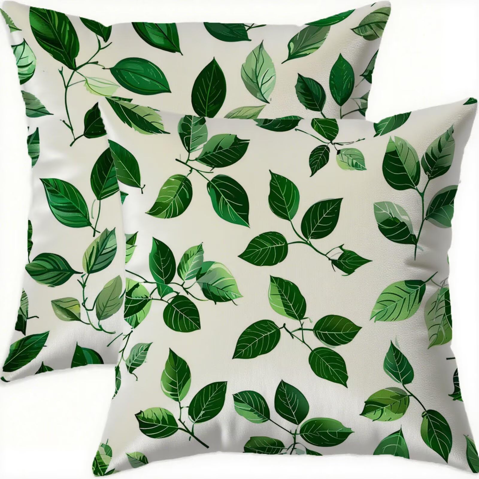 Housse coussin 70x70cm vintage en velours vert pour sublimer votre canapé de salon