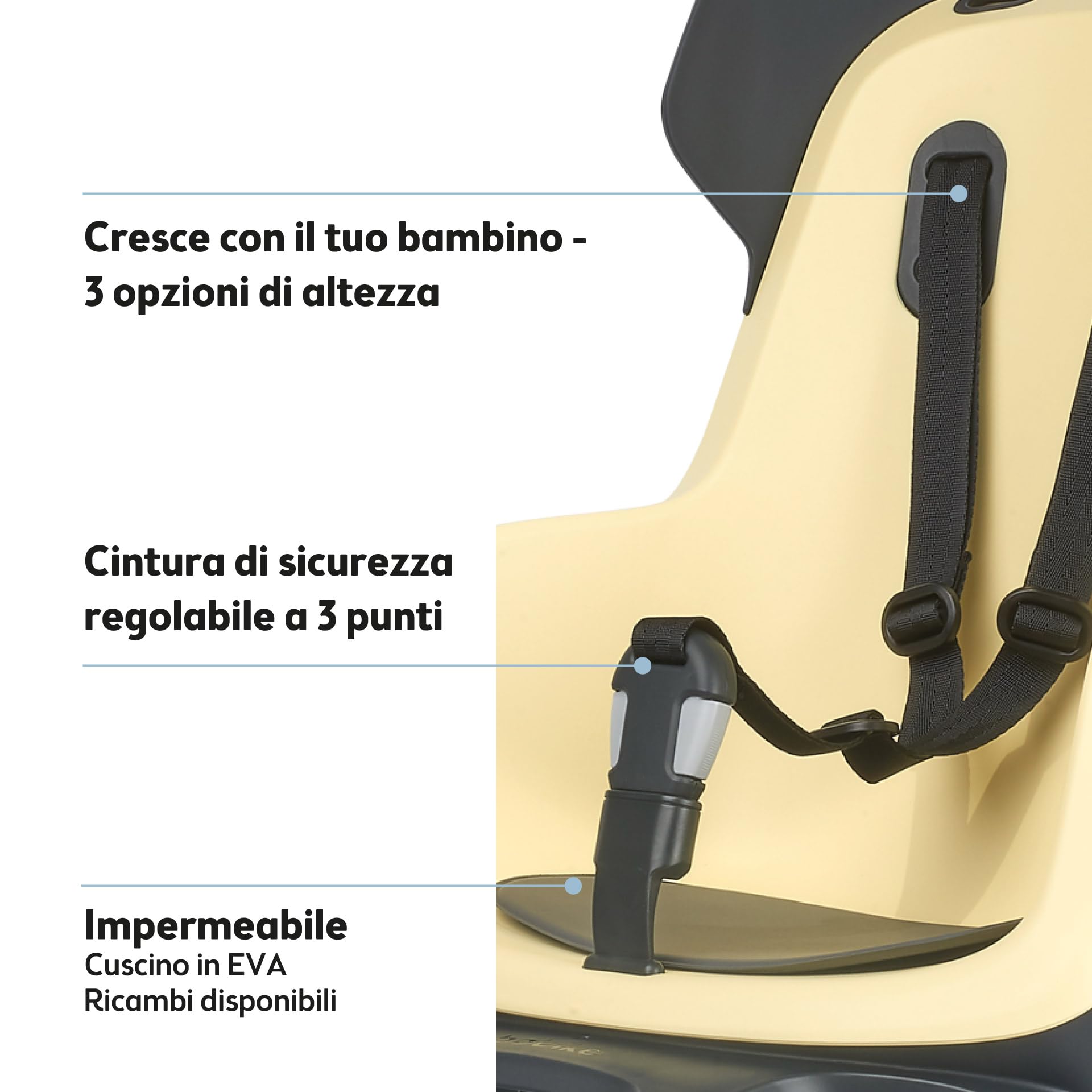 Bobike Baby Seat Go Frames - Seggiolino Unisex-Baby