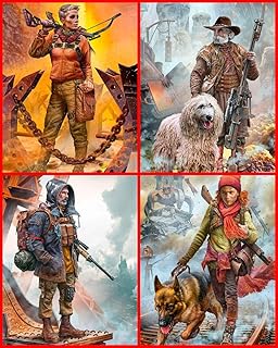 Masterbox Bundle LOT of Skull Clan â€“ Long-Distance RAID 4 Plastic KIT 1/35 Master Box