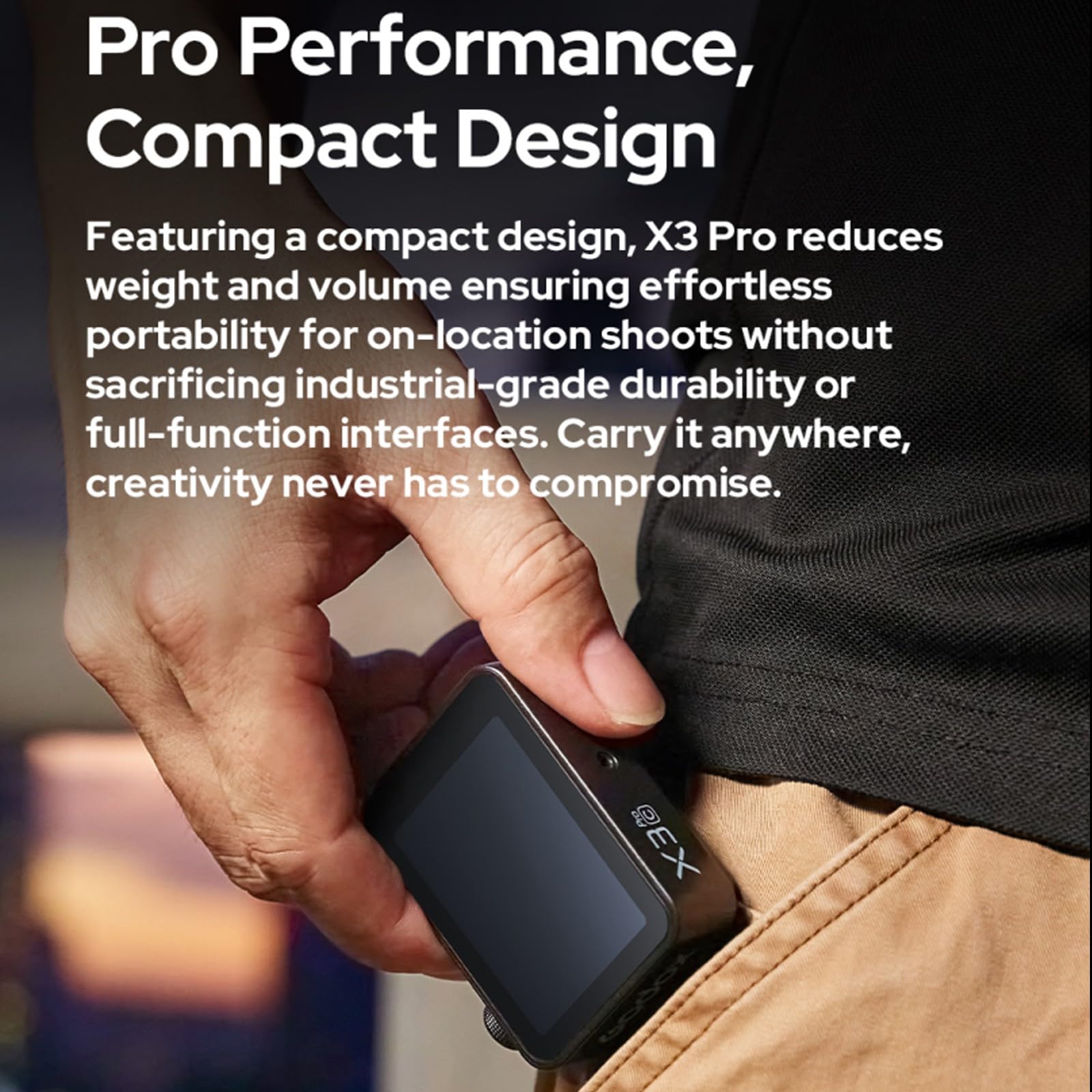 Godox X3 Pro S Disparador de Flash TTL con Pantalla táctil para Sony, inalámbrico 2.4G, Pantalla LCD de 2.4", integración Bluetooth y Control Mediante aplicación, transmisor de Flash inalámbrico.