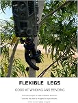 Tripod for Phone, Flexible Gorilla Pod, Octopus Bendable | Gorillapod with XL Phone Clip Holder & Actioncam Adapter, Trépied for Filming, Video