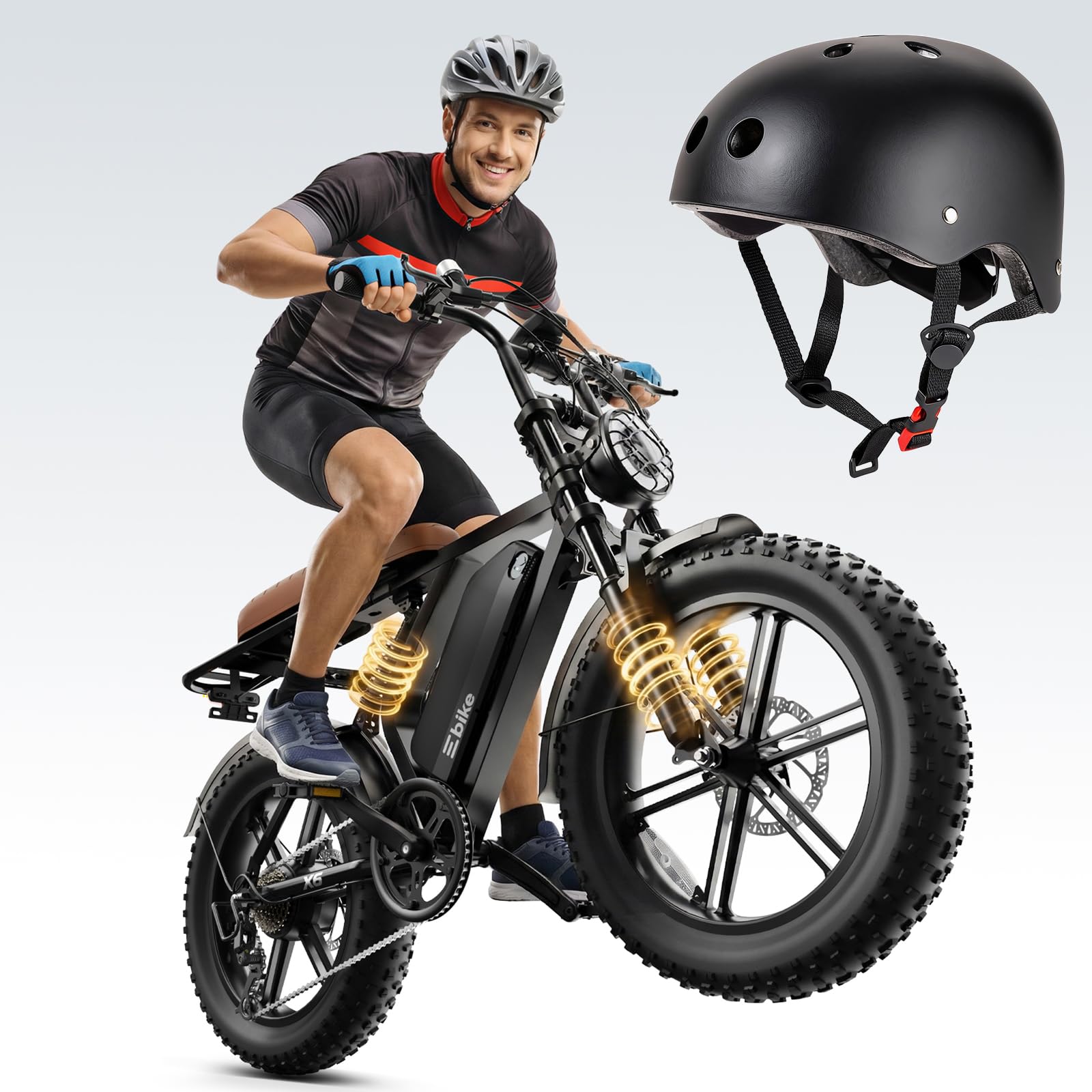 TST Electric Bike X6 with removable battery being charged