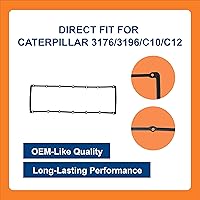 Vista 3 de BTS-1095308 Junta de cárter de aceite, compatible con Caterpillar 3176/3196/C10/C12, repuesto del mercado de accesorios para OEM # 1095308, Junta
