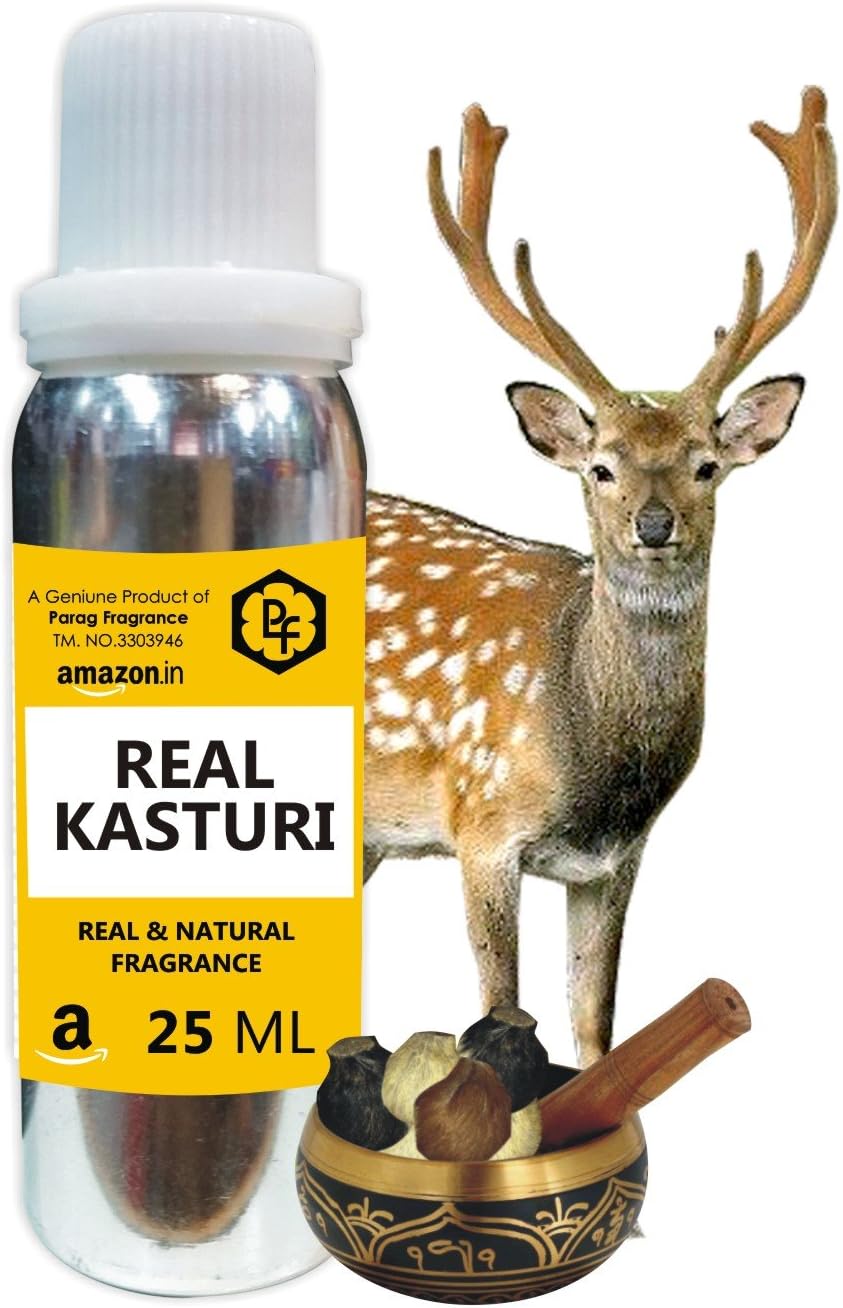 25ml Premium Alcohol Free Attar For Unisex (Real Kasturi)