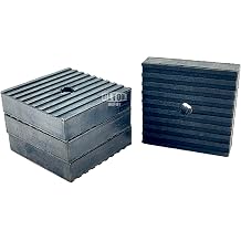 All Tool Depot 4" x 4" x 1" Super Duty All Rubber Anti Vibration Isolation Pads 8 Pack