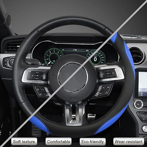 Miniatura 25 de West Llama - Funda para volante de automóvil (negro y morado)