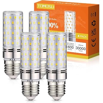 16 W LED Light Bulb E27 Cool White 6000 K LED Bulb E27 Extra Bright Pack of