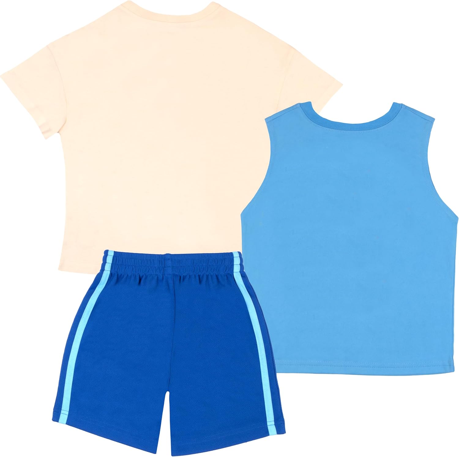 THOMAS & FRIENDS 3 Piece Short Set Thomas and Friends Short Sleeve Shirt Tank Top Shirt and Shorts 3 Pack Bundle Set - Image 2