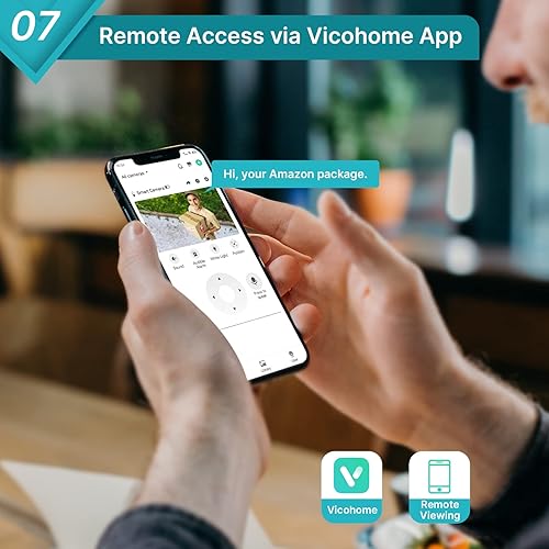 Miniatura 7 de SOVMIKU 2CQ1 AI 2K Cámara de seguridad solar inalámbrica para exteriores, alimentada por batería, audio bidireccional, detección de movimiento,
