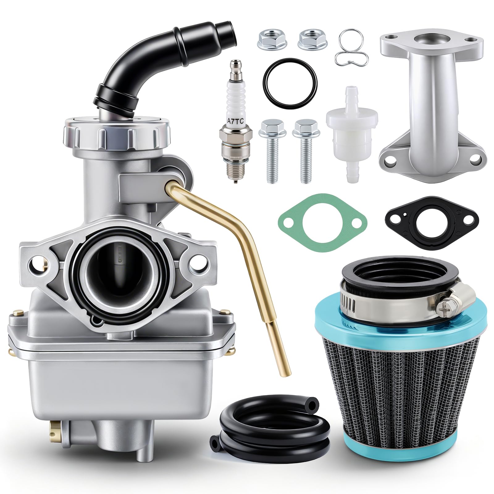 Amazon.com: AUTOKAY PZ20 Carb Carburetor 49cc 70cc 90cc 100cc