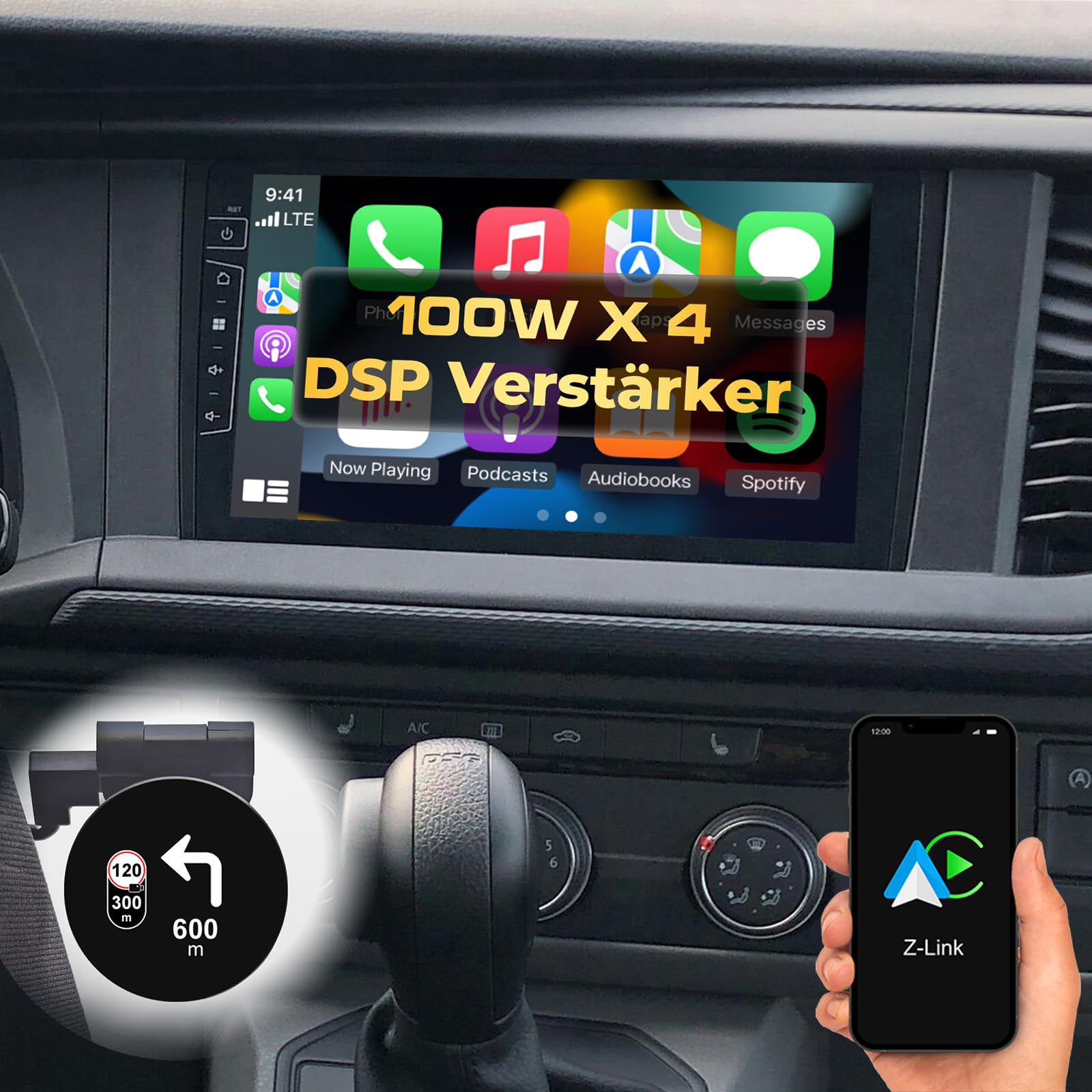 DYNAVIN Android Autoradio GPS pour VW T6.1 Polo Golf Sportsvan: 9 Pouces OEM Radio avec Wireless CarPlay et Android Auto | Head-up Display | Dab+ Radio: D9-333 Premium Flex