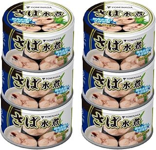 トミナガ 国産 さば 水煮 缶詰 DHA EPA 含有 150g ×6個 国内水揚 国内加工 鯖缶 サバ缶 防災 非常食 備蓄