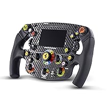 Thrustmaster Formula Wheel Add-On Ferrari SF1000 Edition, Volante Replica, PC, PS4, PS5, Xbox One e Series X|S, Cruscotto con Display e LED, Placca Frontale 100% Fibra di Carbonio, su Licenza Ferrari