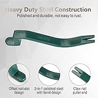 Vista 3 de Roof Shingles, Shingle Removal Tool, Roofing Tools, Shingle Nail Installer, Roof Shingle Nail Puller, Nail Remover Pry Bar For Safe Roof Shingles