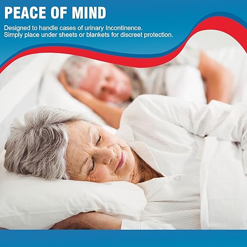 Vista 8 de Tear-Resistant Incontinence Bed Pads 40'' x 36'' 130 Gram Heavy Duty (25 Count) Disposable Underpads Chucks Pads for Adults, Kids & Elderly