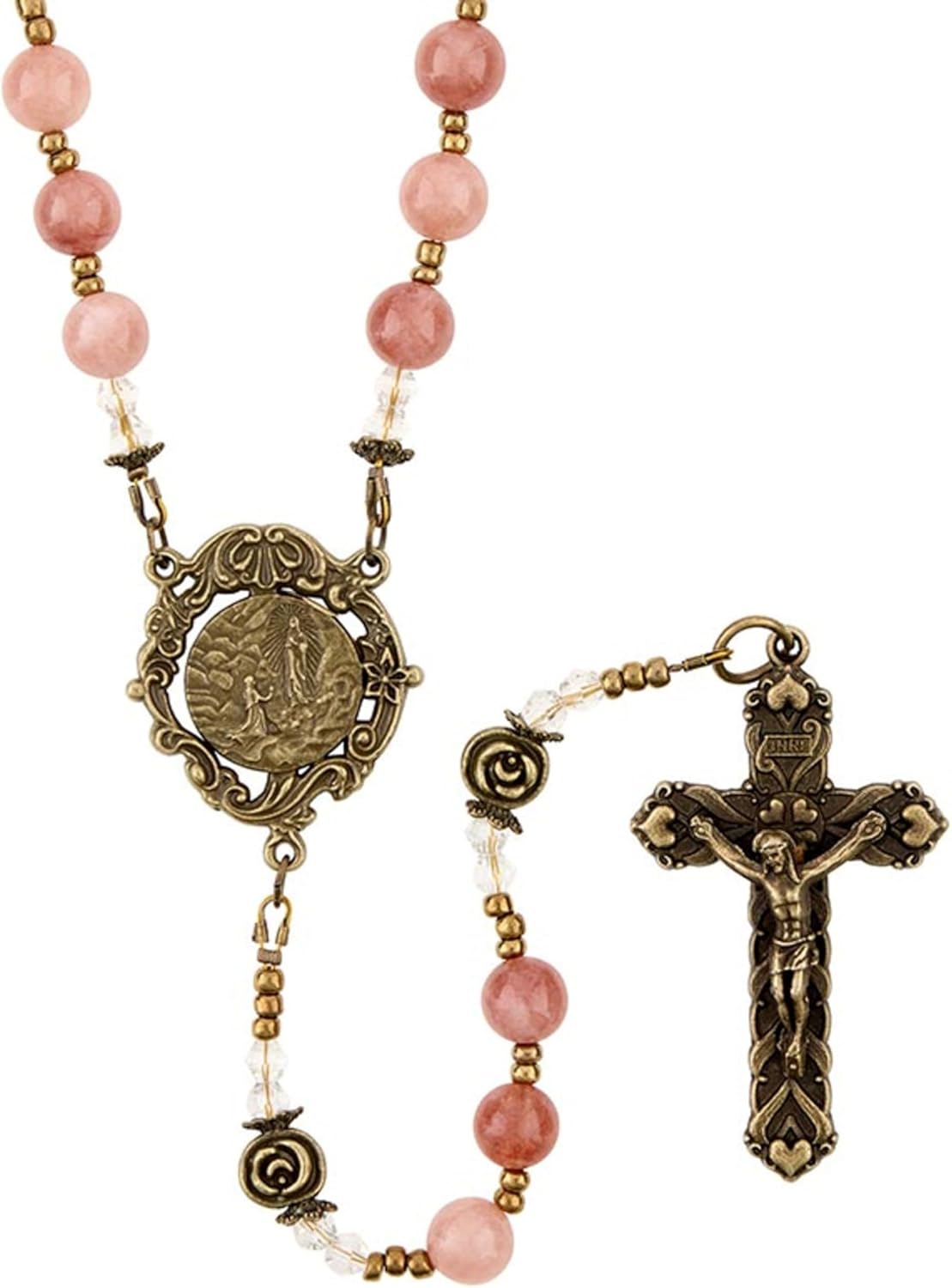 Christian Brands Catholic Rosaries – Healing Waters Rosary, 21" Long