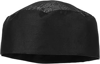 Cabilock Scrubs Cap Men Black Scrubs Uniforms Adjustable Chef Hat Breathable Mesh Hat Cooking Chef Caps Kitchen Chef Hat Cooking Unisex Baker Hat Black Black Chef Hat Scrubs Hats
