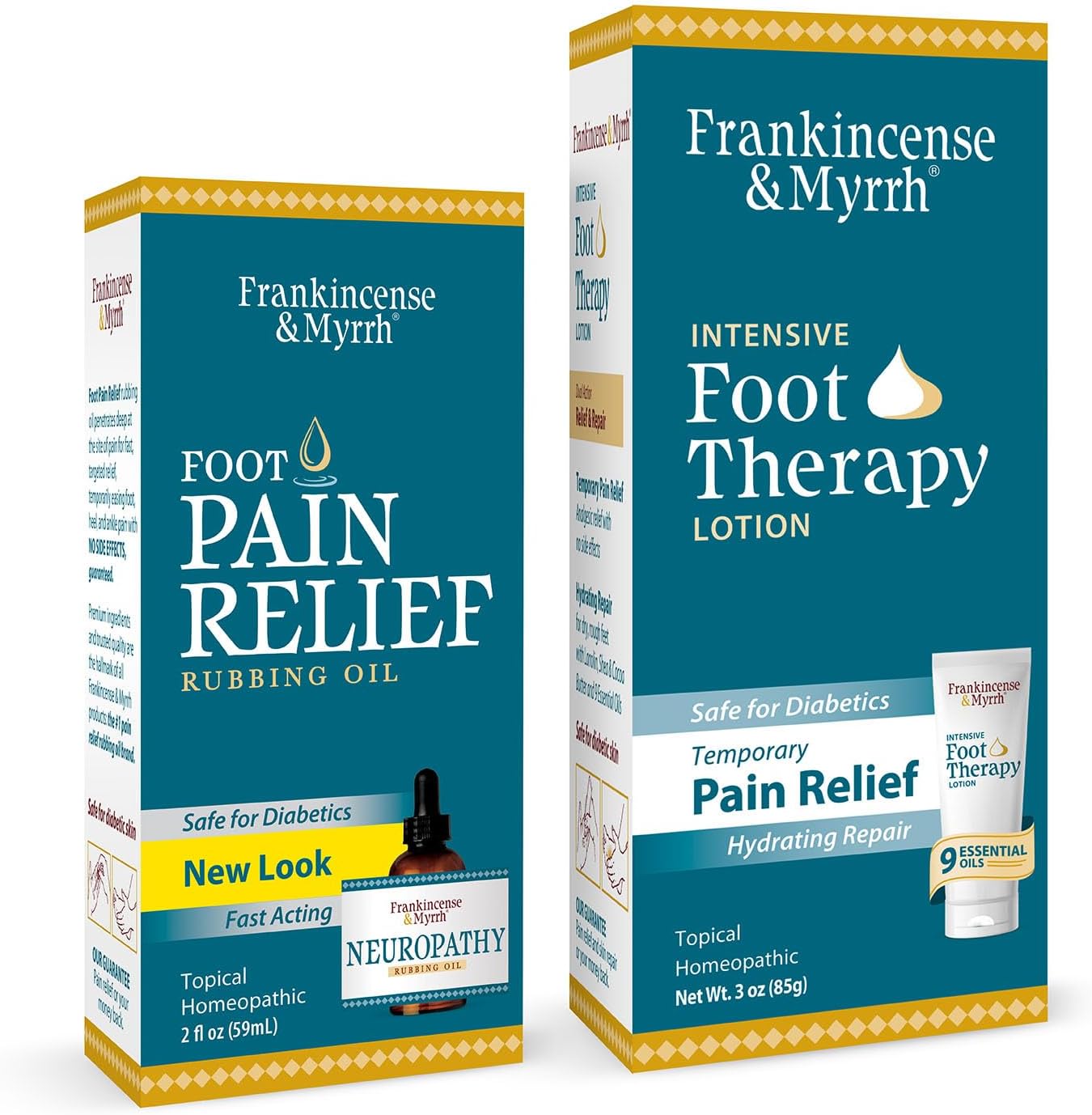FRANKINCENSE & MYRRH Foot Pain COMBO Pack Foot Pain Relief
