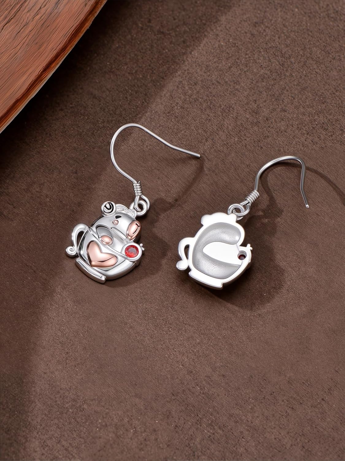 Dorunmo Capybara Gifts 925 Sterling Silver Capybara Earrings Cute Animal Jewelry Gifts for Women Capybara Lovers - Image 3